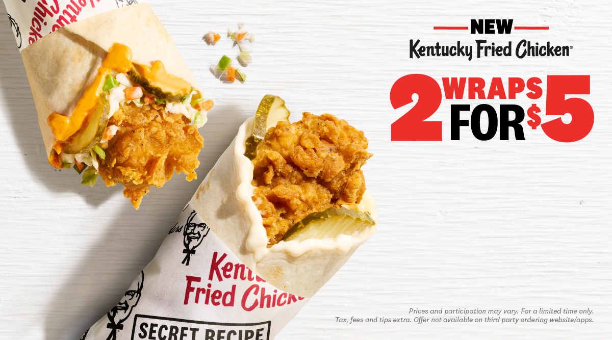 KFC is launching wraps to attract younger consumers Nation's